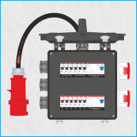 AL-MEDIUM-Q MkII 32A/400V, 2x RCD