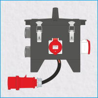 AL-MEDIUM-Q MkII 32A/400V, 1x RCD