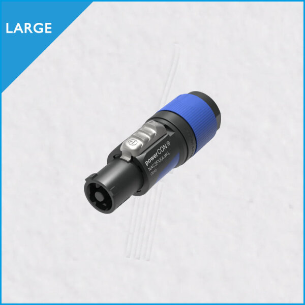 powerCON Kabelstecker NAC3FXXA-W-L, blau/schwarz (Power In)