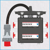 AL-MEDIUM-Q MkII 63A/400V, 2x RCD