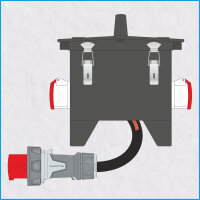 AL-MEDIUM-Q MkII 63A/400V, 2x RCD