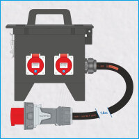 AL-MEDIUM-Q MkII 63A/400V, 2x RCD
