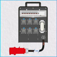 AL-MEDIUM-SK 32A/400V, 1x RCD