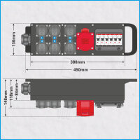 AL-MEDIUM-S MkII Blitzschutz-Verteiler 32A/400V, SPD Typ 2