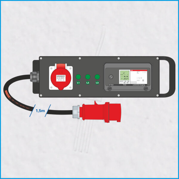 AL-MEDIUM-S MkII Timer-Verteiler 16A/400V