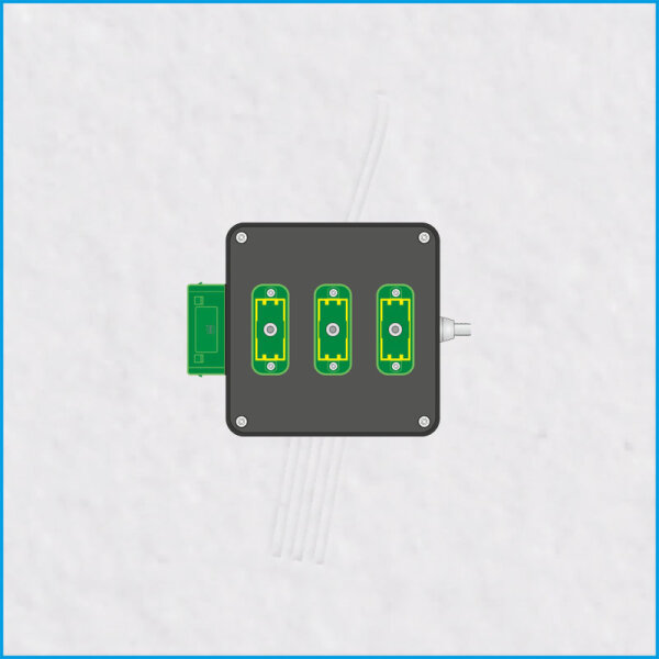 AL-MINI PE-Verteiler 1 auf 3, HAN GND