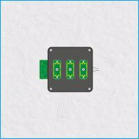 AL-MINI PE-Verteiler 1 auf 3, HAN GND