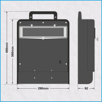 Vollgummi-Steckdosenkoffer 32A/400V, 6x RCBO *AKTION*