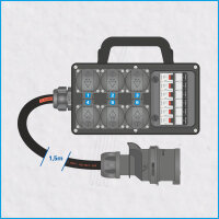 Vollgummi-Stromverteiler 32A/400V *AKTION*