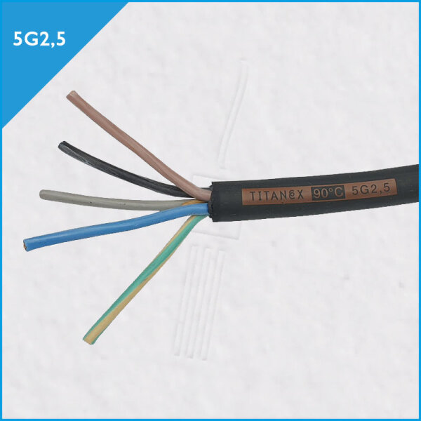 TITANEX H07RN-F 5G2,5, Meterware
