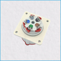 CEE-Anbaudose 16A/400V, TwinCONTACT, rot, IP44, MENNEKES