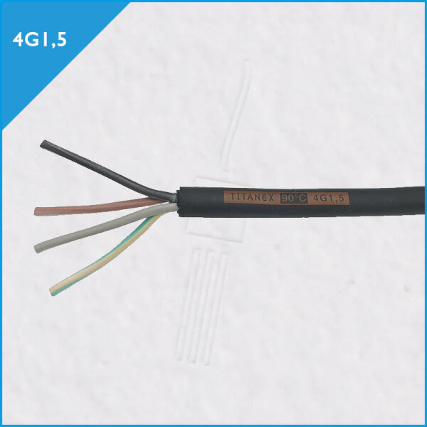 TITANEX H07RN-F 4G1,5, Meterware