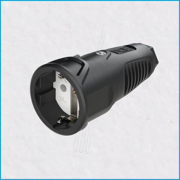 Gummi-Schukokupplung, 2,5mm², IP20, PCE