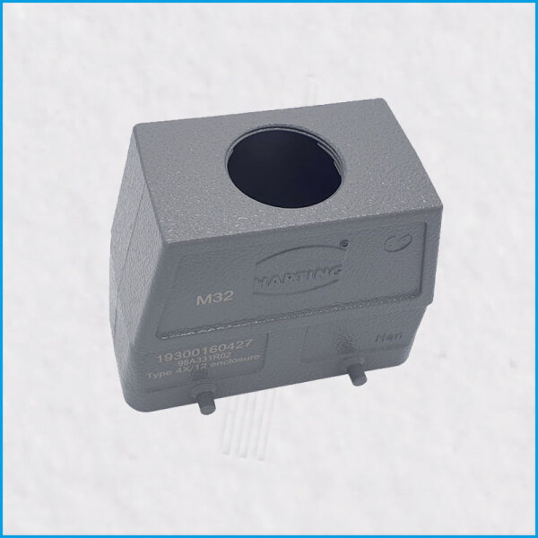 HAN 16E Tüllengehäuse, 76mm, M32, ohne Schnallen, ohne Gummi