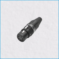 XLR-Kupplung (female), PRO-Version (Vollmetall), 5-polig,...