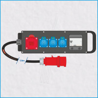 AL-ECOline S MkII, 16A/400V, 1x RCD