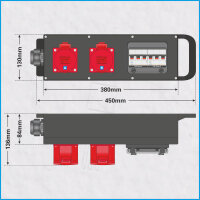 AL-ECOline S MkII, 16A/400V, 1x RCD